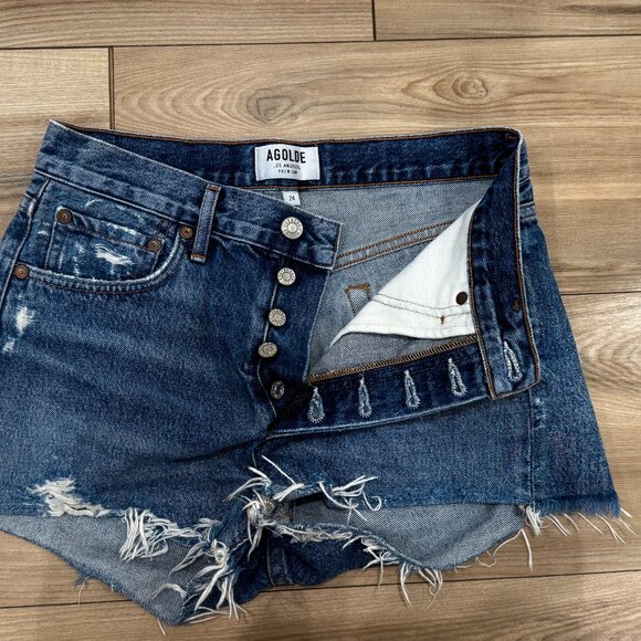 AGOLDE Parker Vintage Cutoff Short Size 24 - Picture 4 of 6